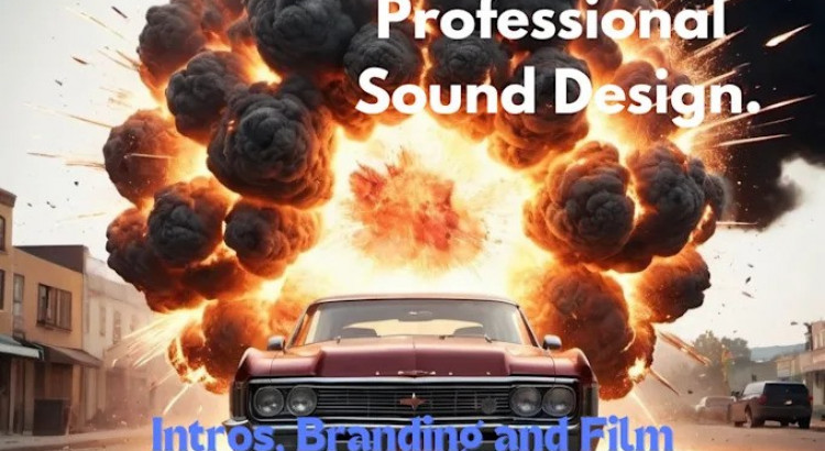 I will do the sound design for your trailer, ad or film