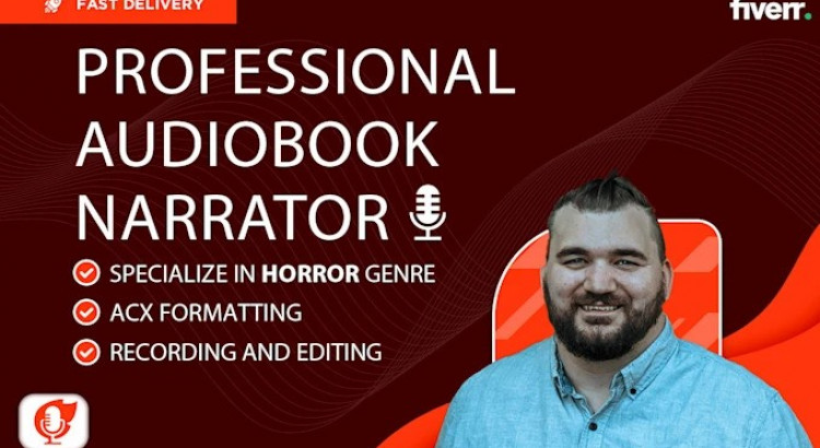 I will narrate your audiobook of any genre