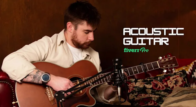 I will record professional acoustic guitar tracks on your song