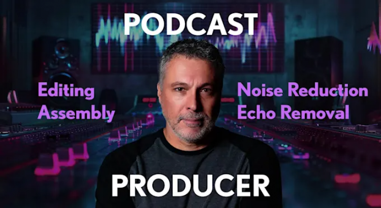 I will produce your audio podcast