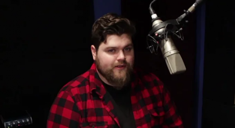 I will record a youthful millennial american male voice over