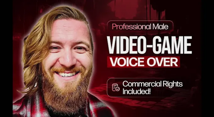 I will be your character voice actor for videogame or animation