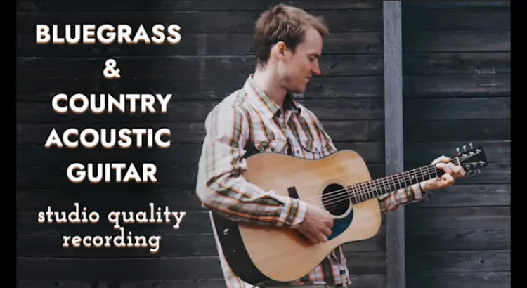 I will record custom bluegrass guitar tracks for your project