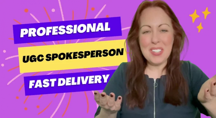 I will be your female ugc creator for video ads