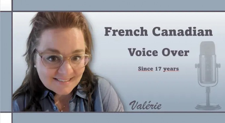 I will be offering voice over, friendly and young