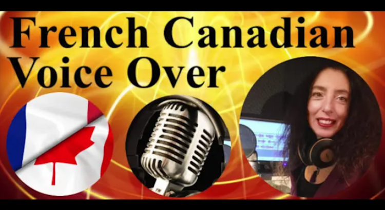 I will record the best french voice for french speaking countries