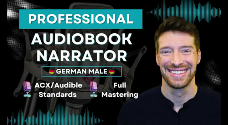 I will be your german male audiobook narrator