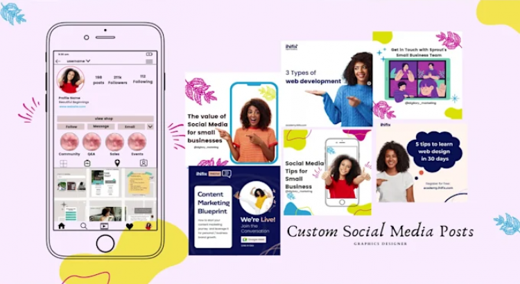 I will help you design unique social media graphic of your choice on canva and figma