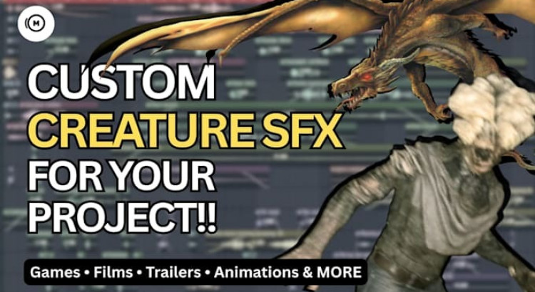 I will design custom monster sounds for your project