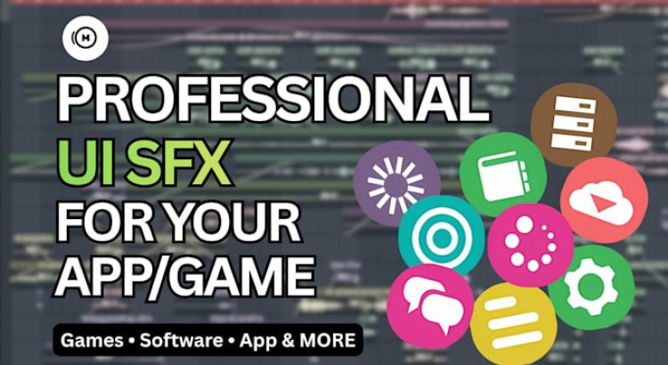 I will design UI sounds for your app and game