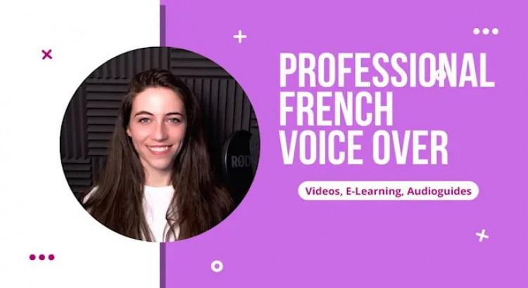 I will record your professional voice over in french
