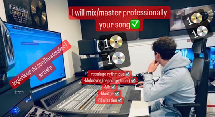 I will mix and master professionally all your song