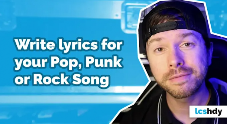 I will write lyrics for your punk, pop, rock or pop punk song