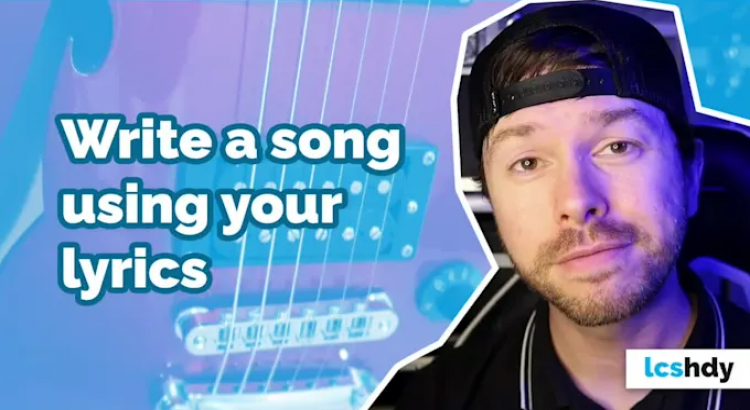 I will write a song with your lyrics