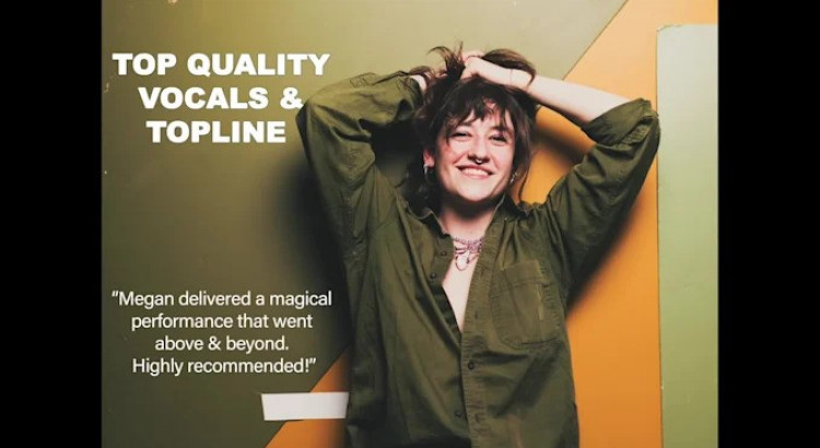 I will be your professional female singer lead vocals and harmonies